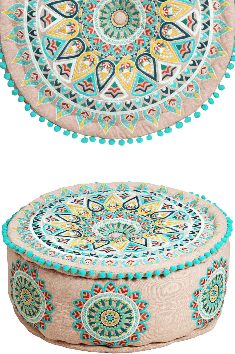 Orientalny puf dekoracyjny Badar -2-