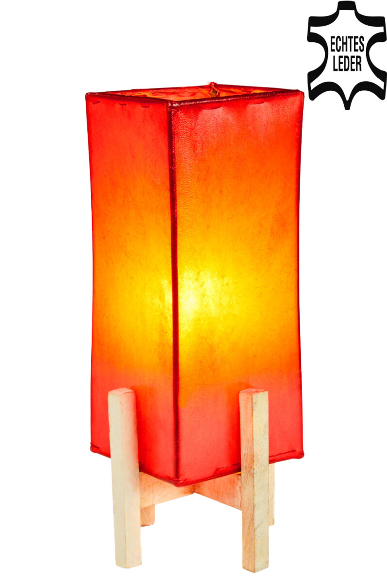 Skórzana lampa stołowa Janka w ko box