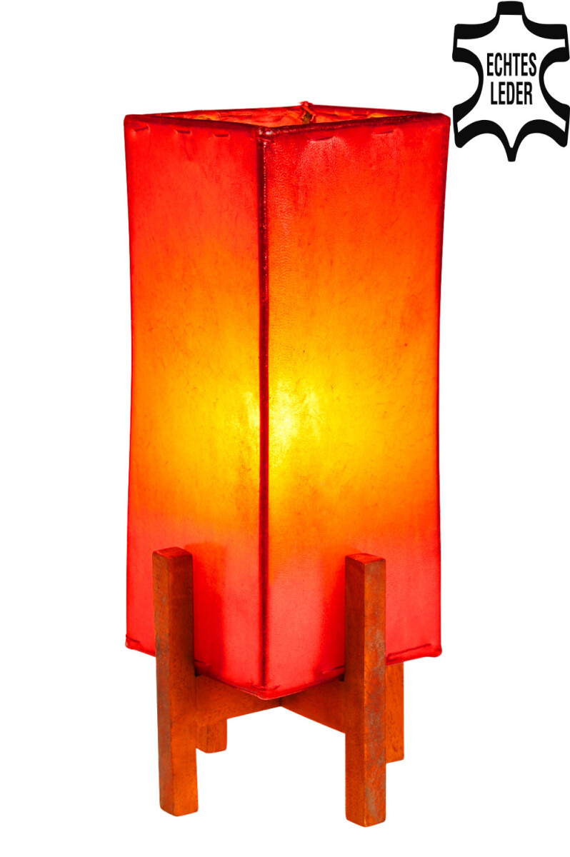 Skórzana lampa stołowa Janka w ko box