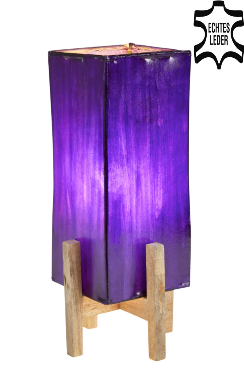 Skórzana lampa stołowa Janka w ko box