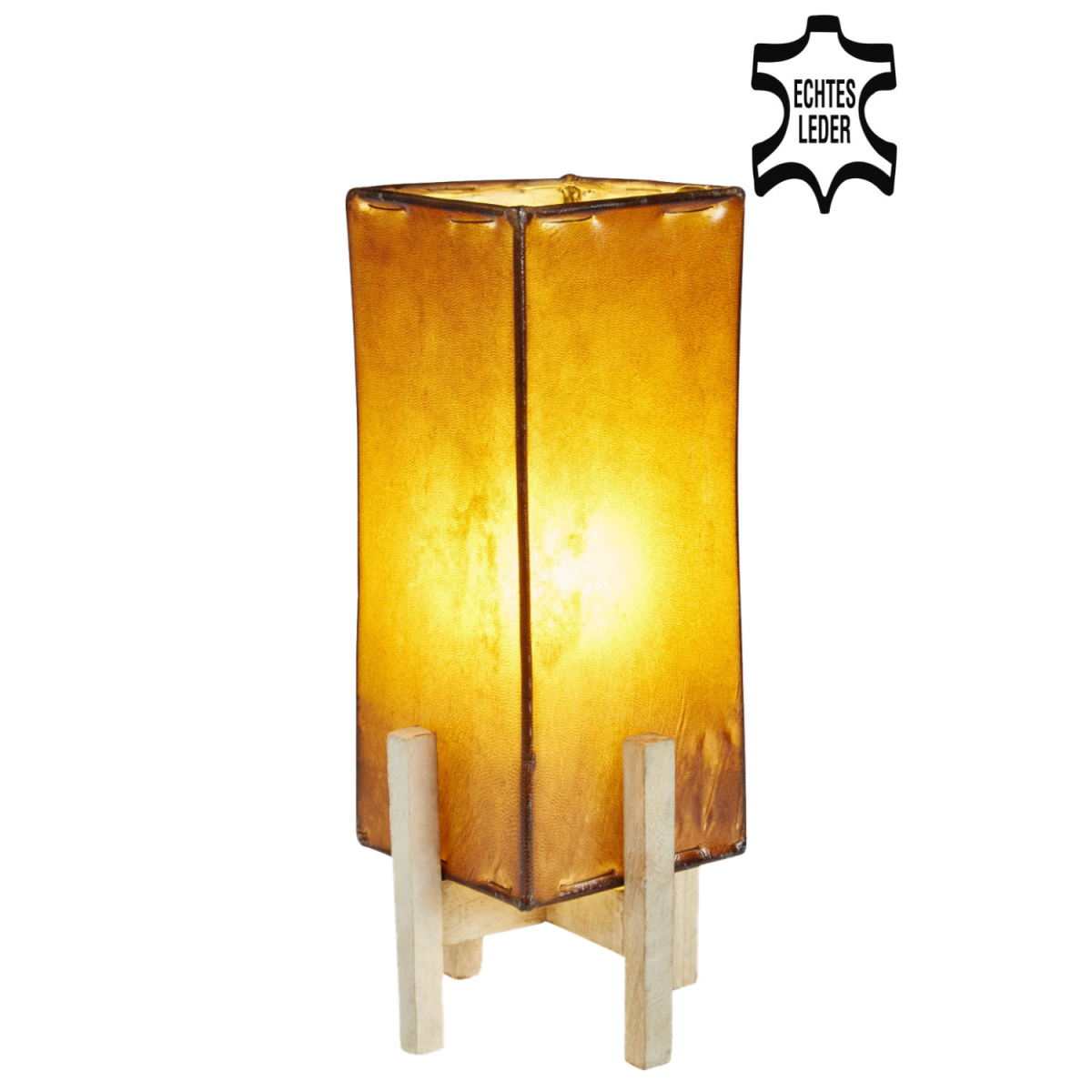 Skórzana lampa stołowa Janka w ko box