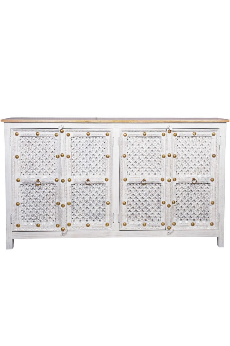 Komoda w stylu vintage z litego drewna H box