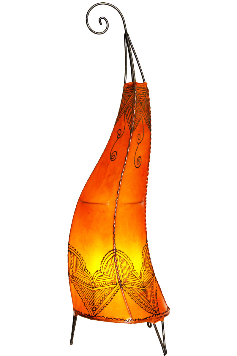 Lampa stojąca Orient Arif, pomarańczowa, box