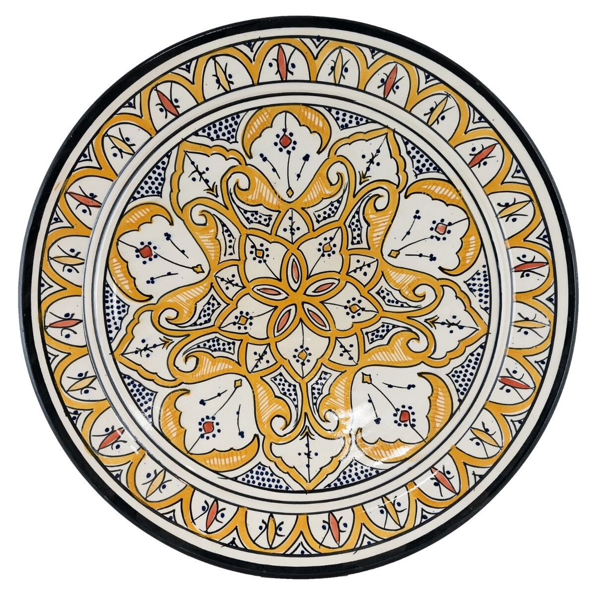 Orientalny talerz ceramiczny Amber box