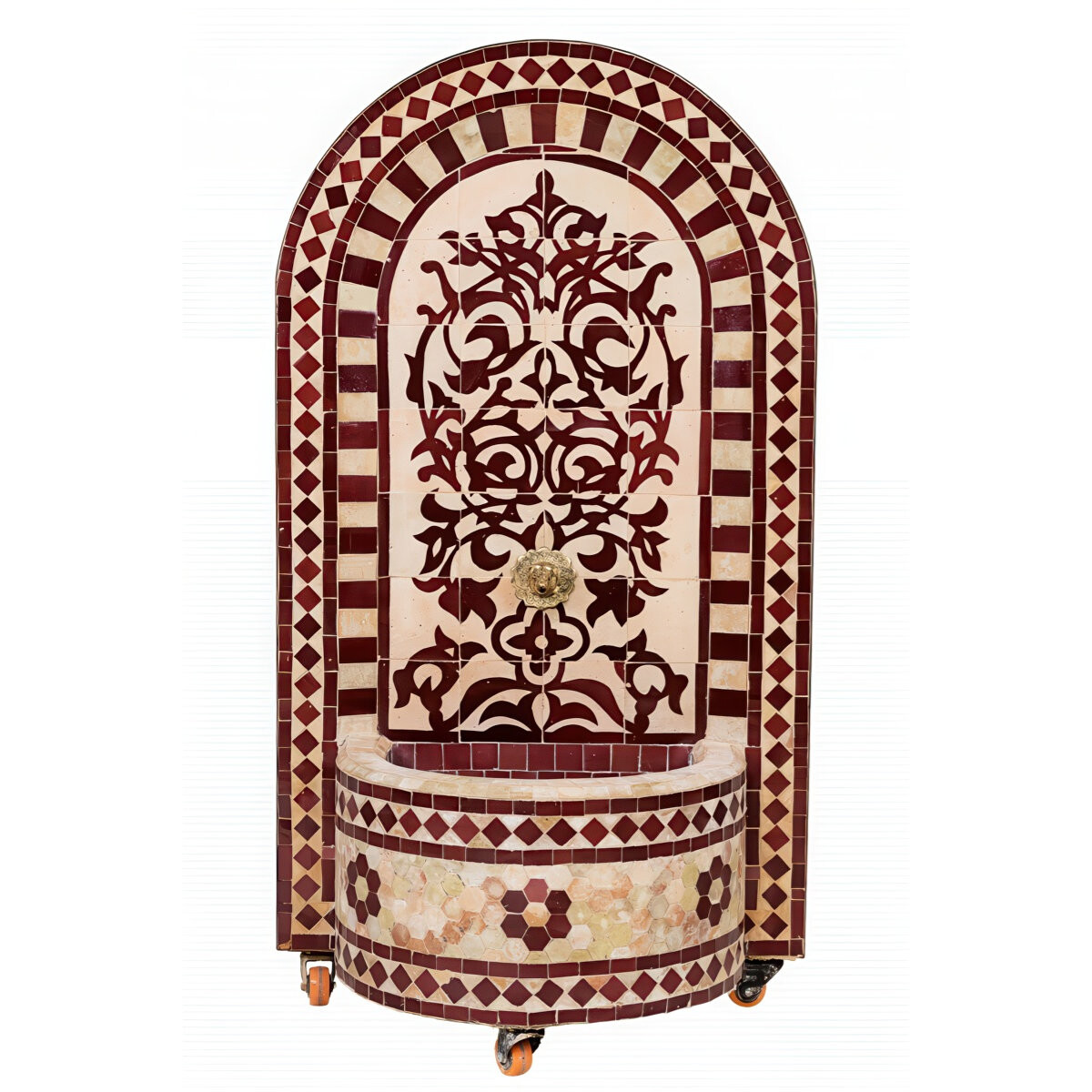 Marokańska fontanna ogrodowa z mozaiką, 120 cm | Fontanna po