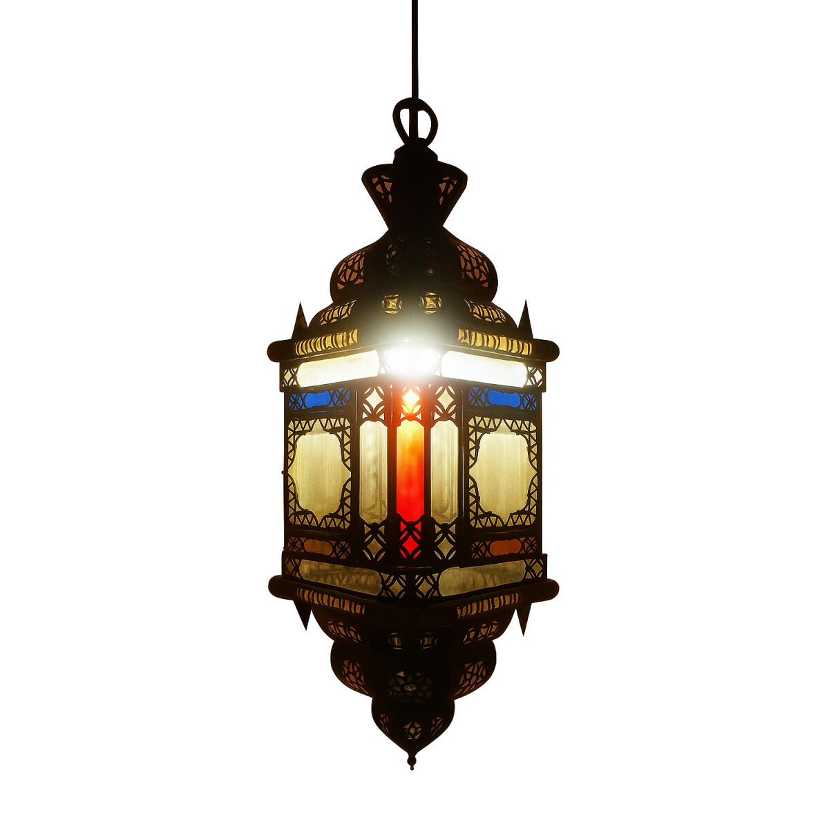 Lampa sufitowa Ayam Bunt 70 cm | Marokań box