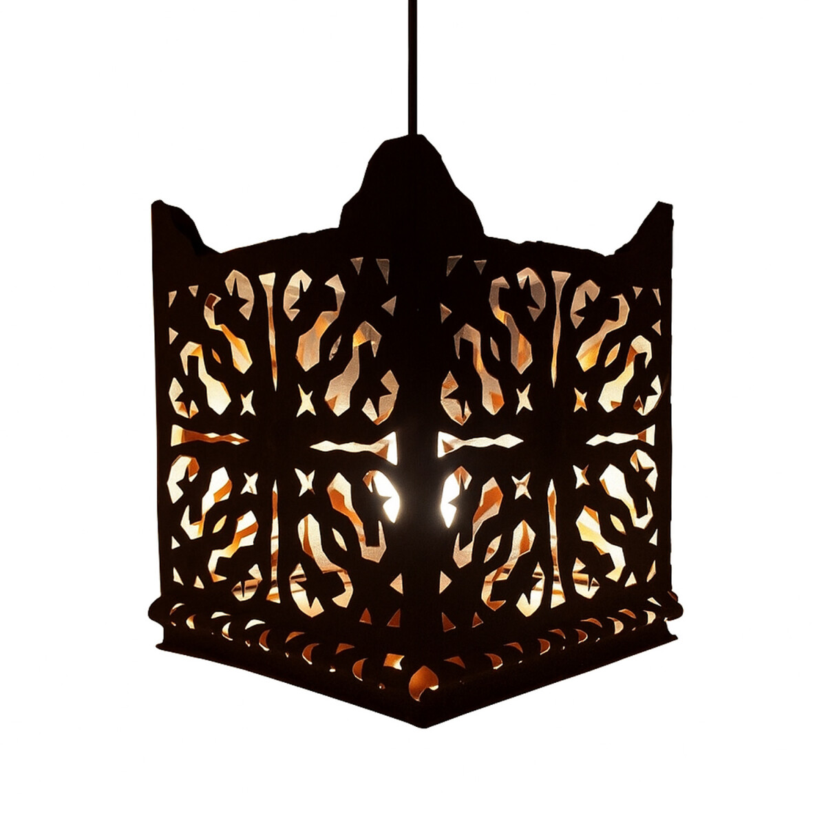 Lampa sufitowa Randa czarna 30 cm | Marokańska lampa metalow