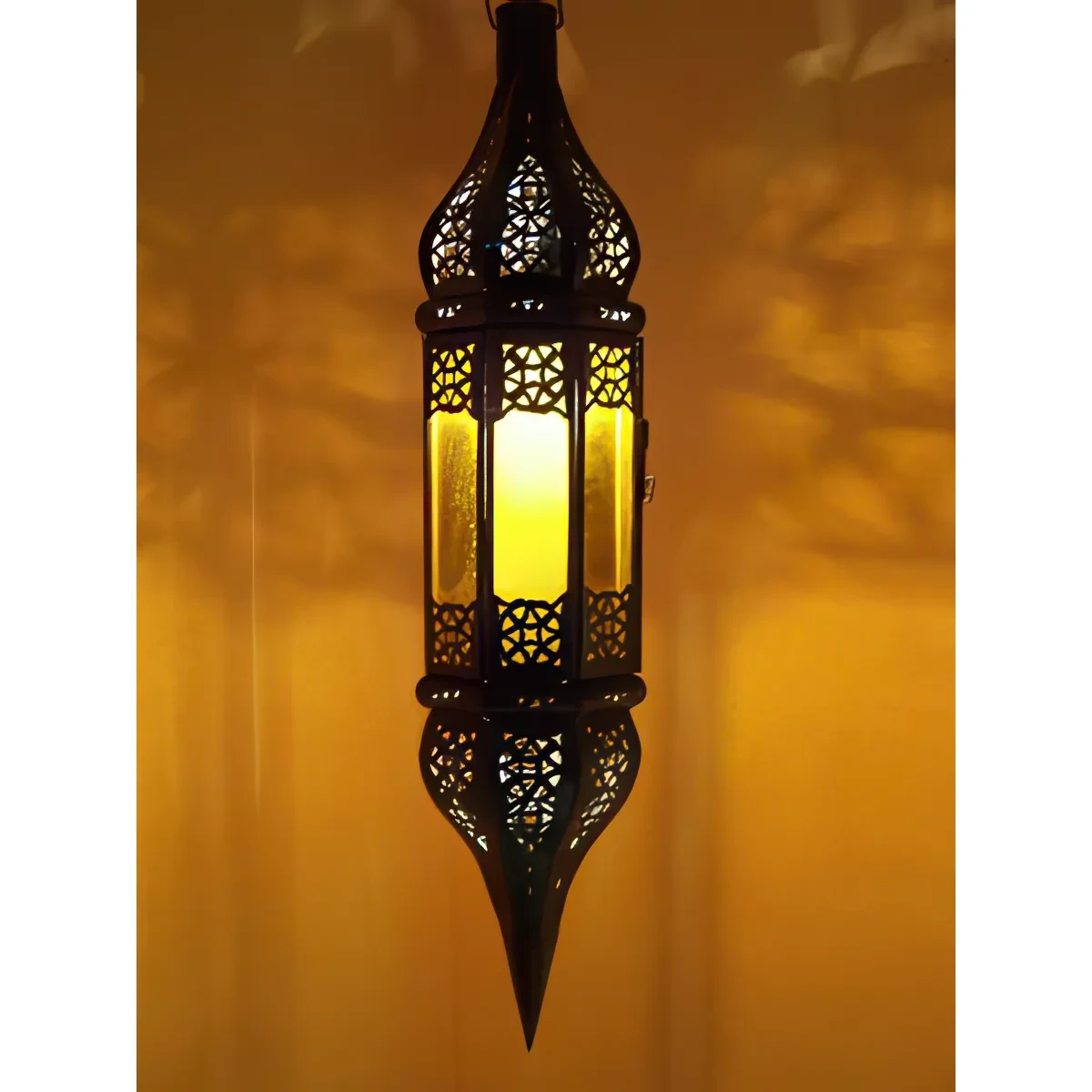 Mauretańska lampa sufitowa Rihana w kolo box