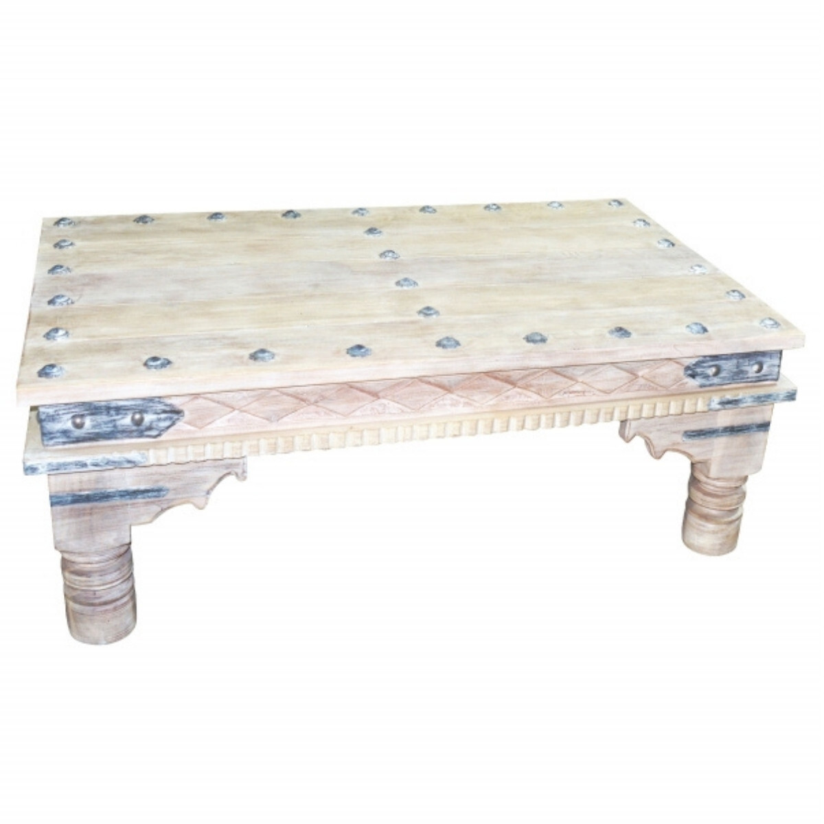 Stolik do salonu Hayed w stylu orientalnym shabby chic &ndas