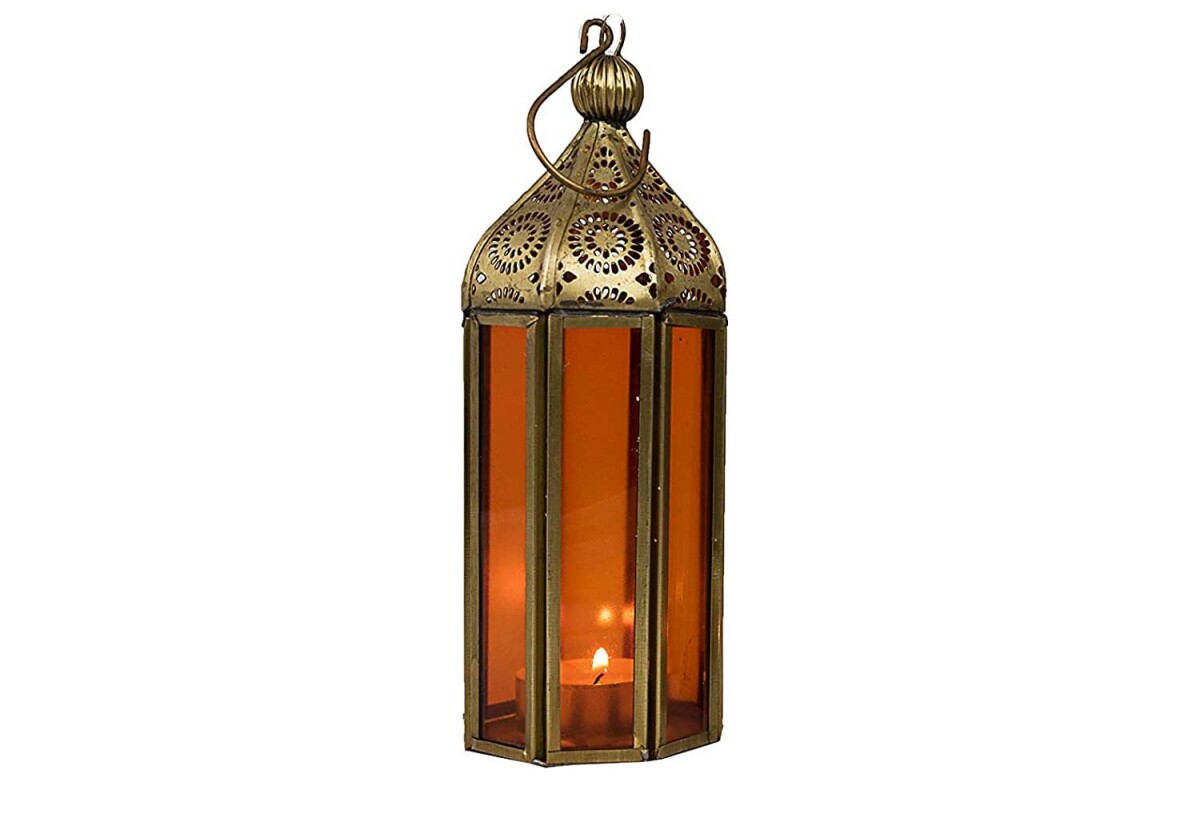Lampion orientalny Atira – pomarań box
