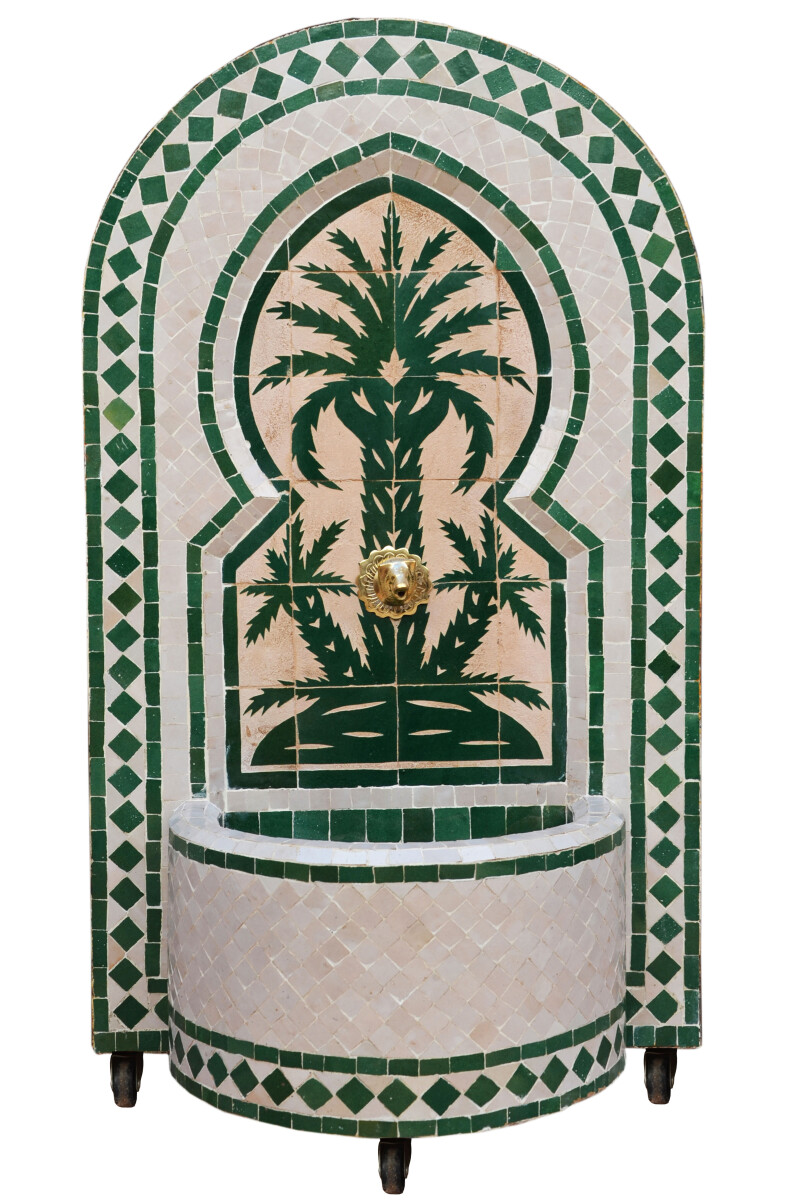 Marokańska fontanna ogrodowa z mozaiką, 120 cm | Fontanna po