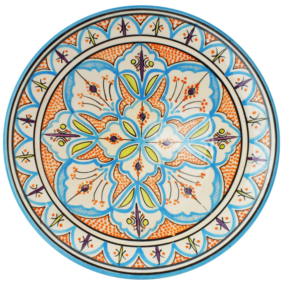 Orientalny talerz ceramiczny Adna box