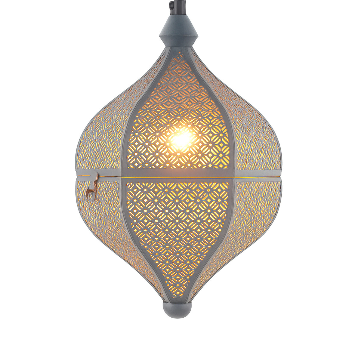 Lamilami Szary | Orientalna lampa wisząc box