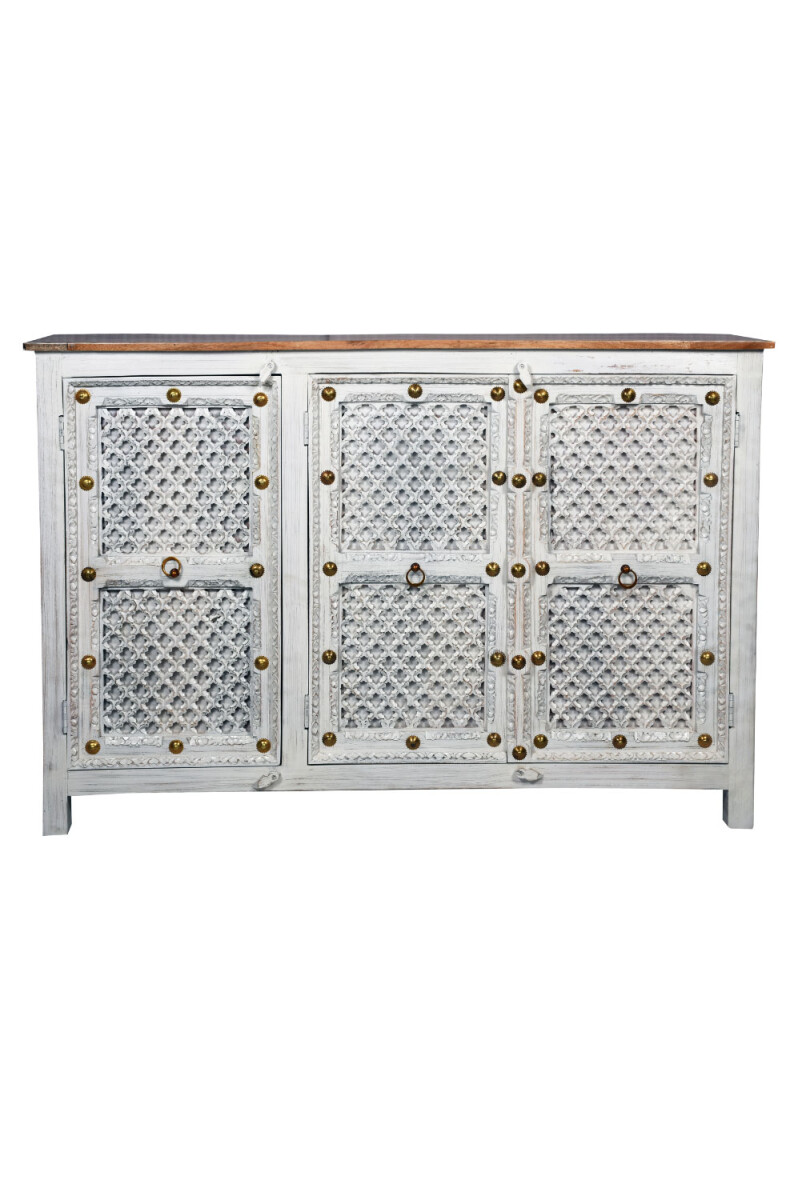Komoda w stylu vintage z litego drewna H box