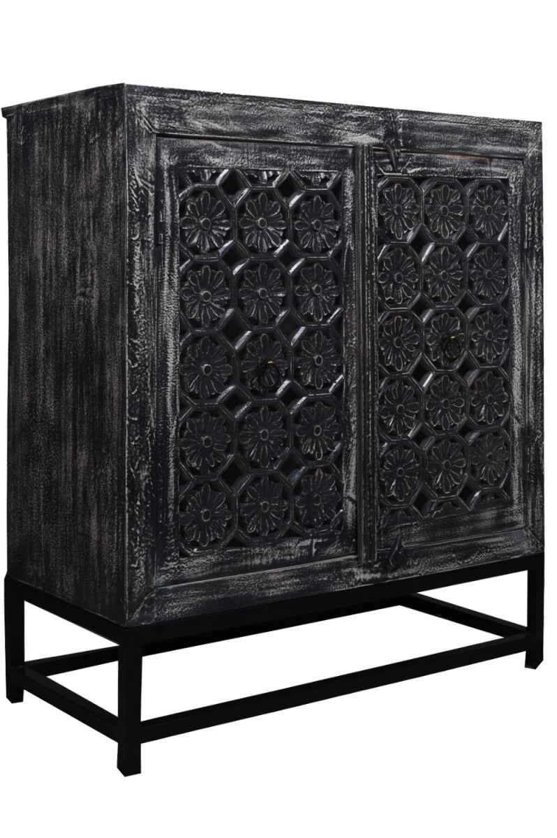 Komoda w stylu vintage z litego drewna H box
