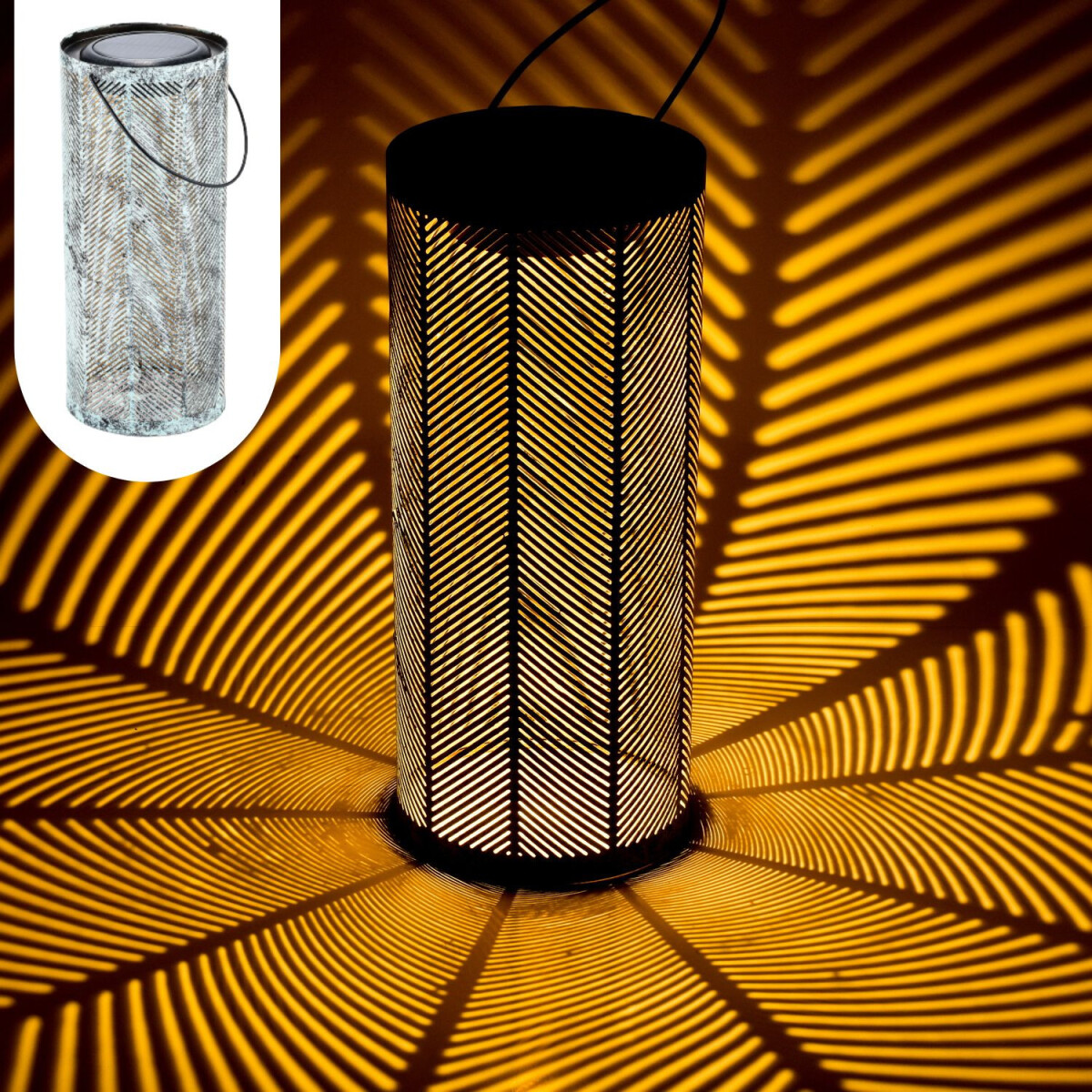 Skandynawska latarnia solarna – la box