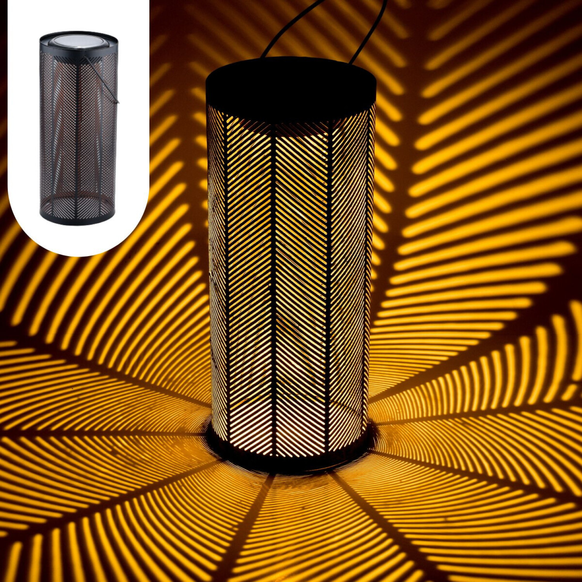 Skandynawska latarnia solarna – la box
