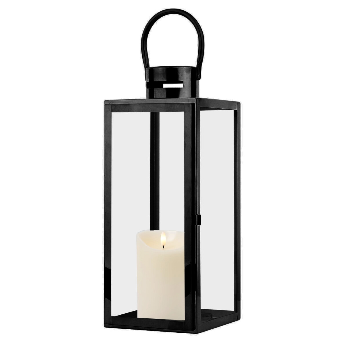 Lampa ogrodowa Jarda, czarna, 39 cm box
