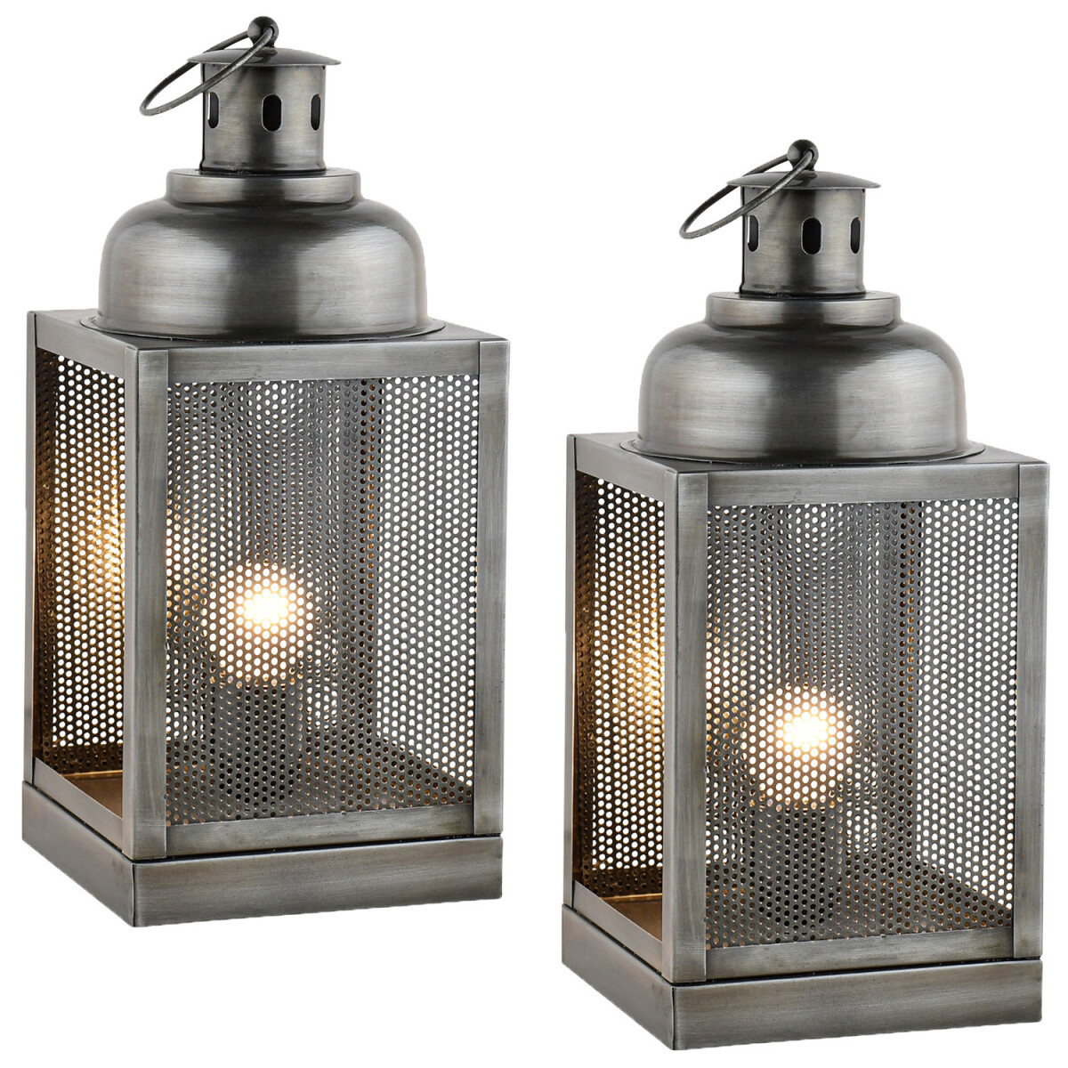 Zestaw 2 sztuk nowoczesnych lamp stołowy box