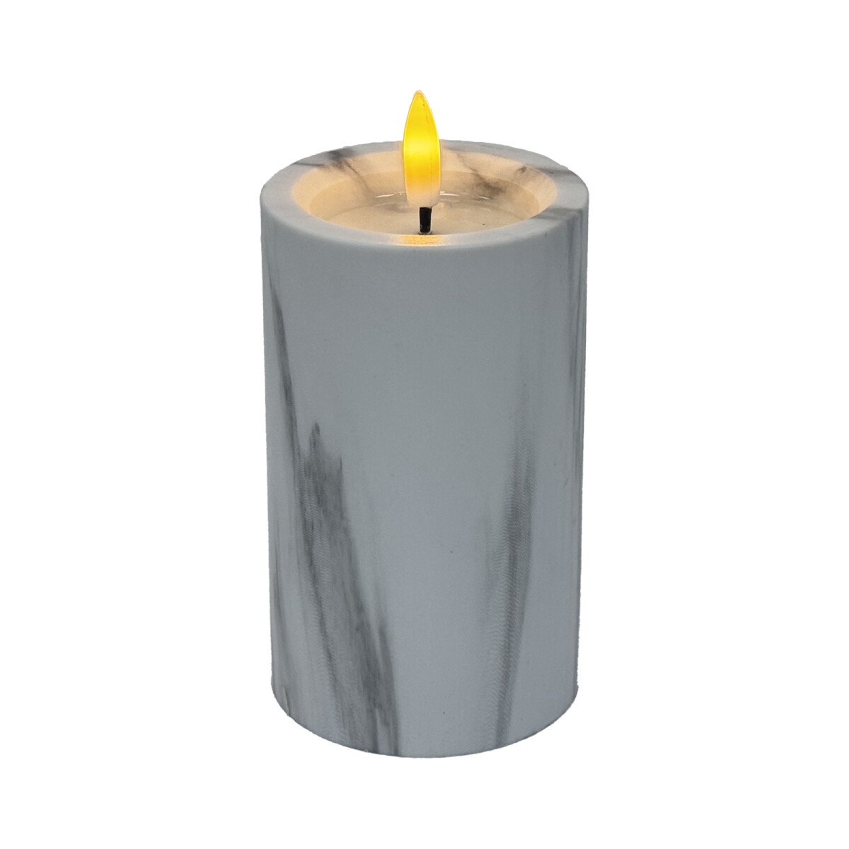Świeca LED w marmurowym wzorze Hony box