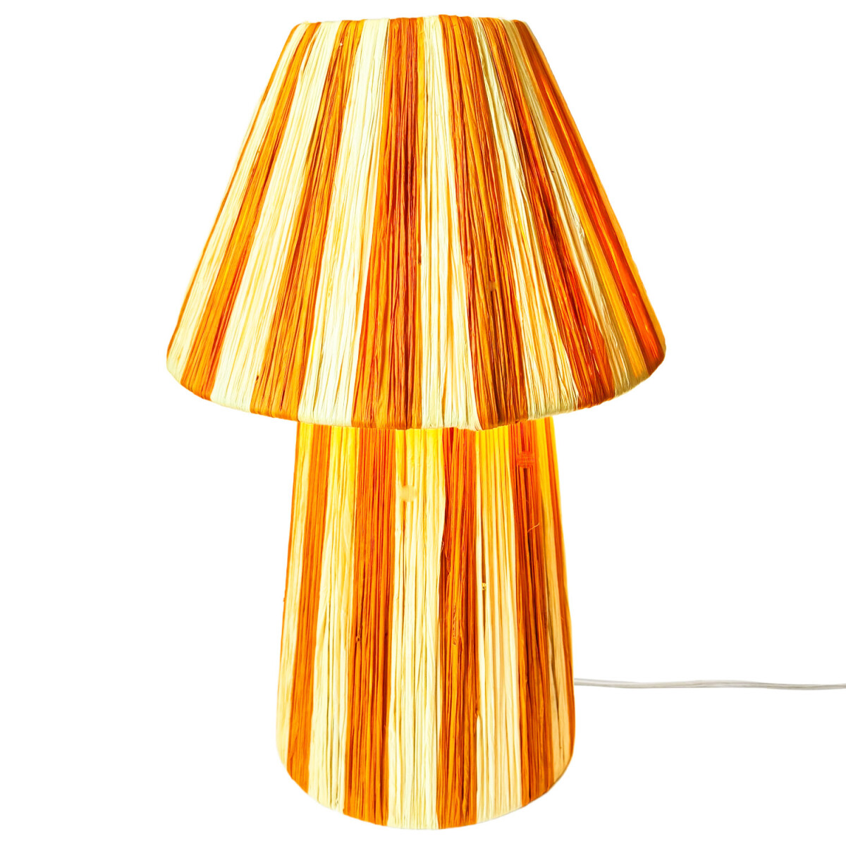 Lampa stołowa w stylu boho, lampa nocna  box