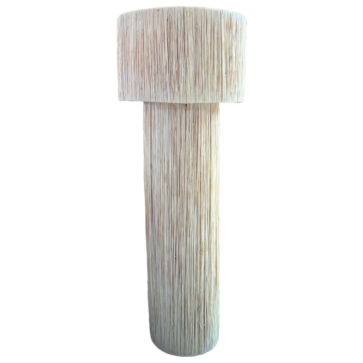 Lampa stojąca w stylu boho Waya, beżowa, box