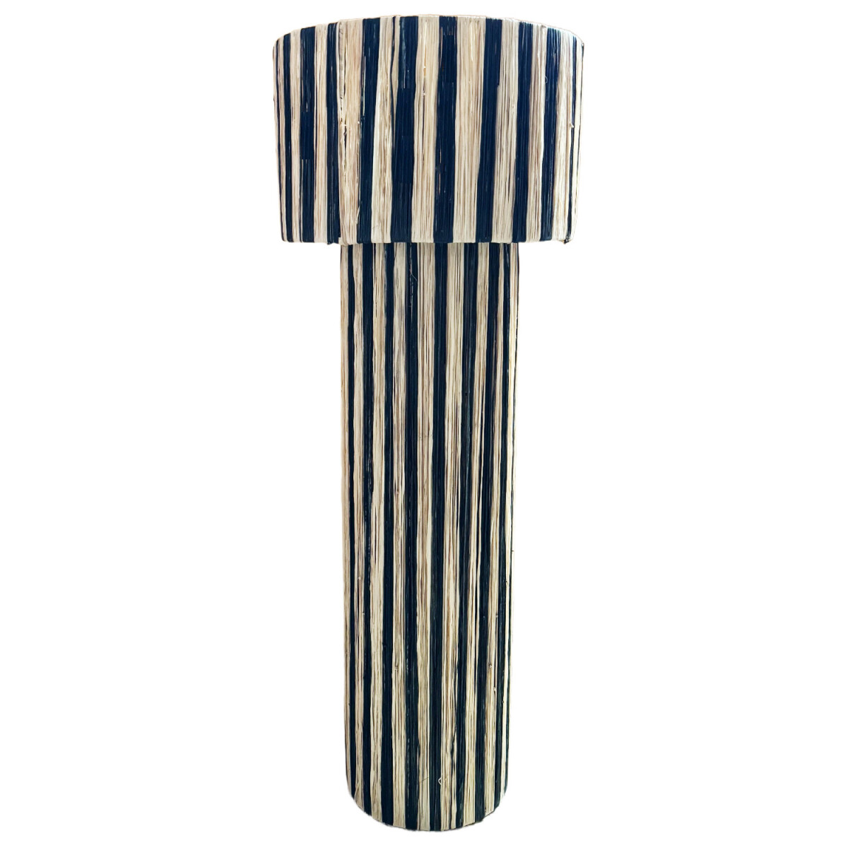 Lampa stojąca w stylu boho Waya, beżowo- box