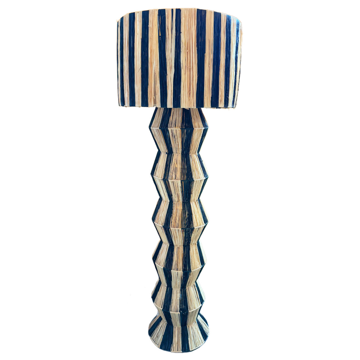 Lampa stojąca w stylu boho Tulum, beżowo box