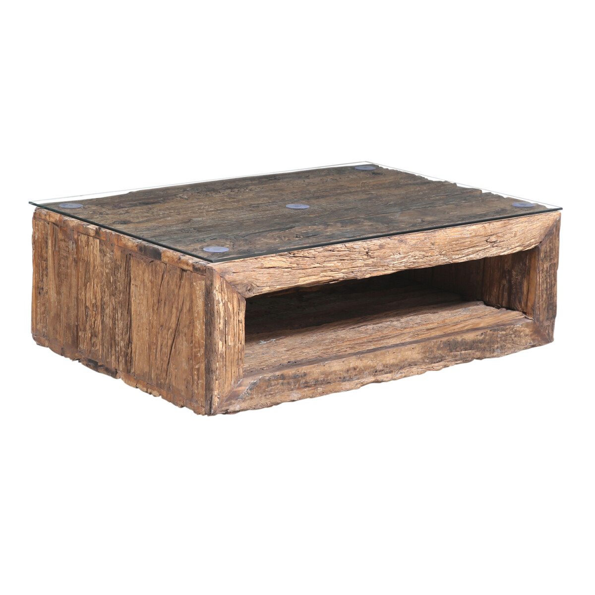 Stolik kawowy Aagje 120 x 80 cm w stylu  box