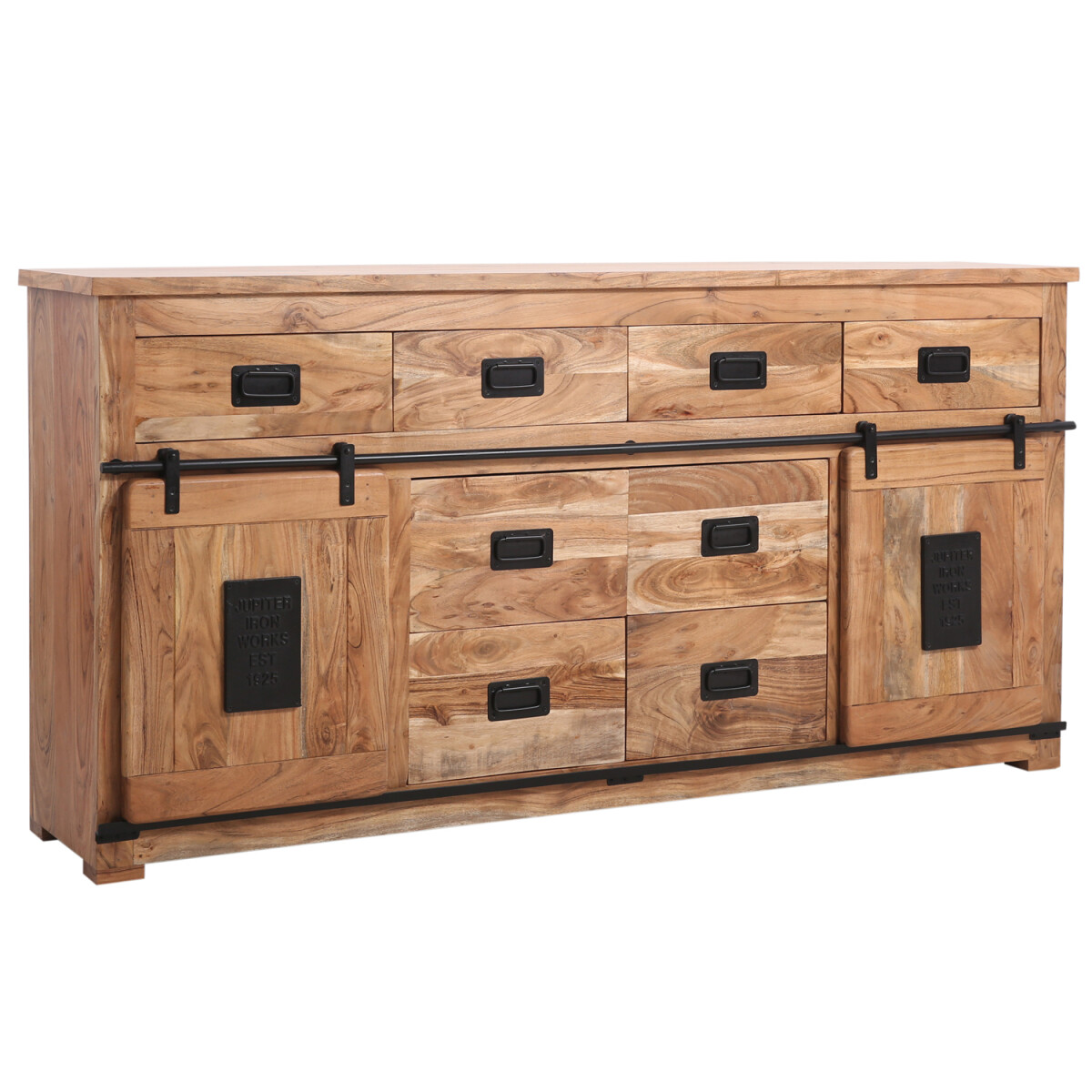 Komoda ABCDE 200 cm w stylu industrialny box