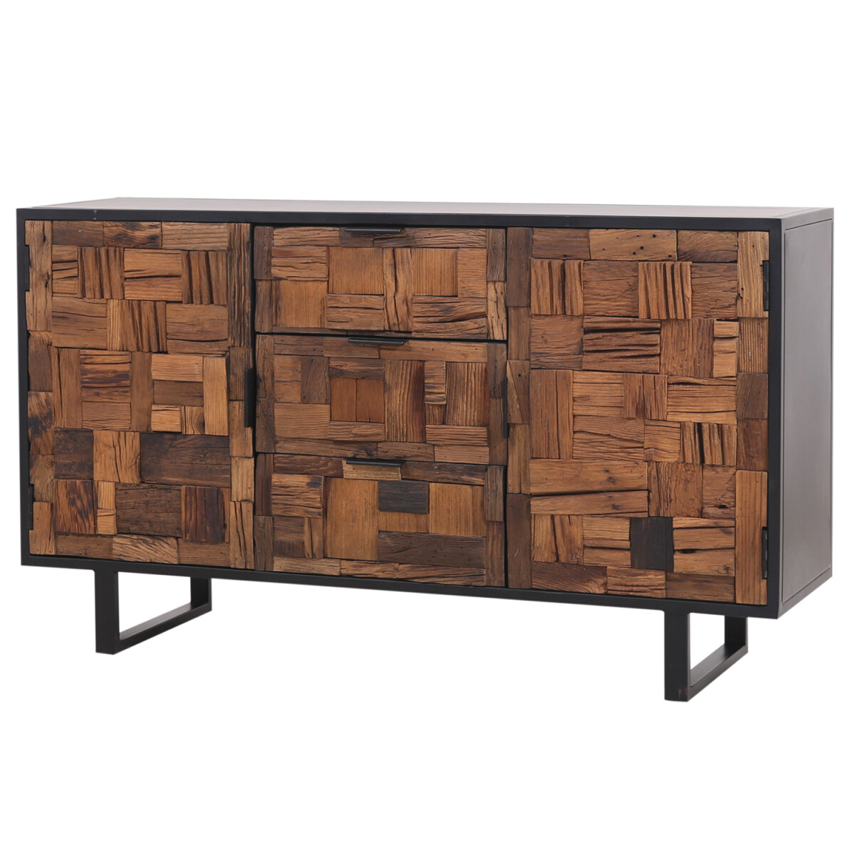 Komoda Adaline 157 cm z drewna i metalu  box