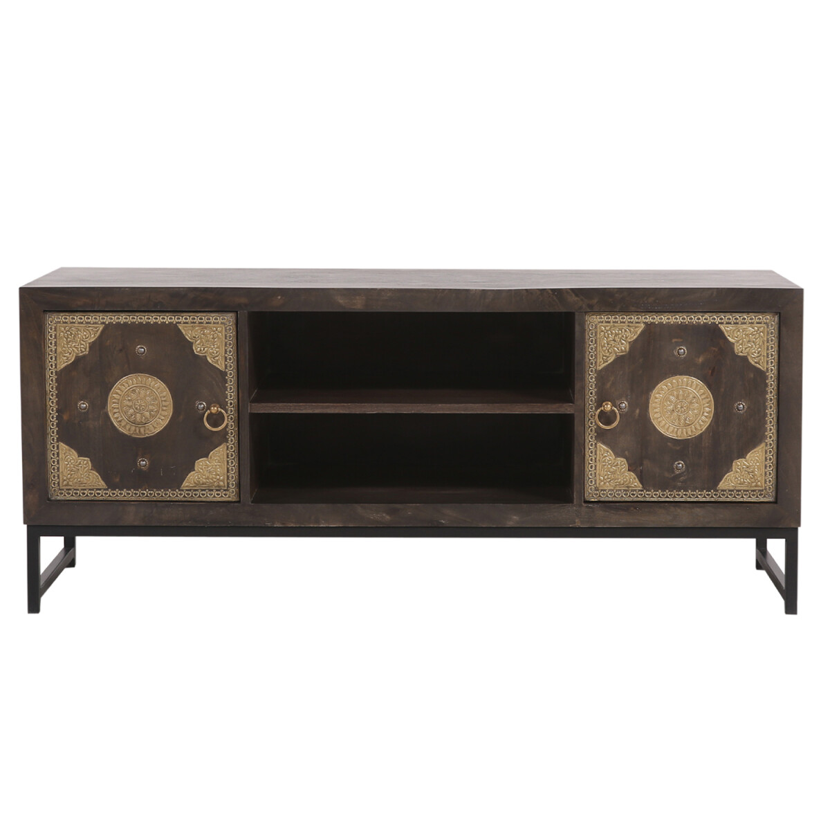 Komoda Adaja – lite drewno i metal box