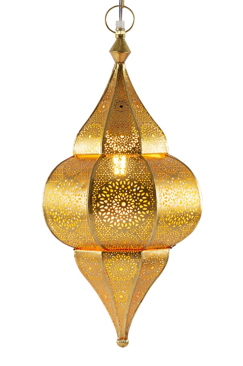 Lampa wisząca w stylu orientalnym, metal box