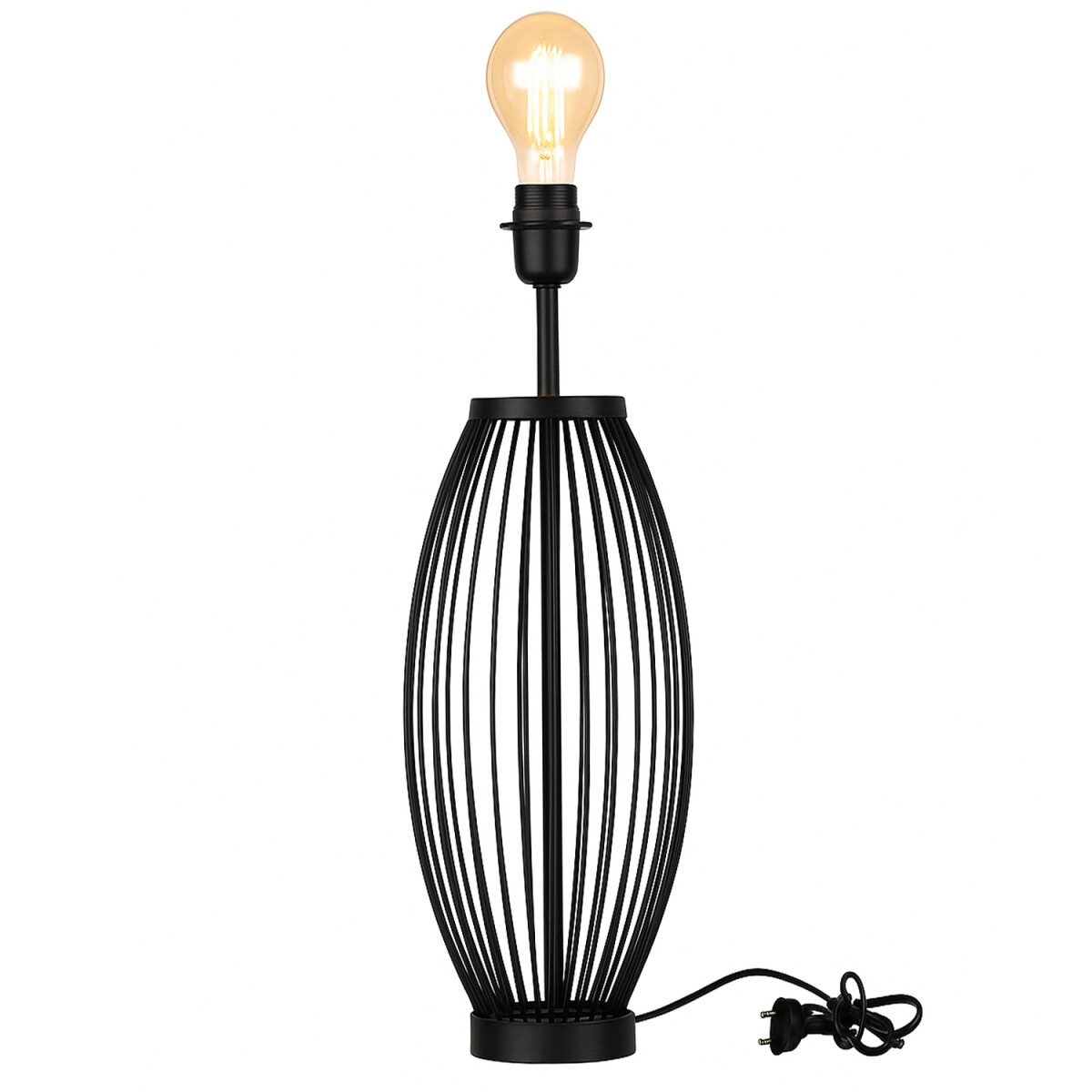Podstawa lampy stołowej Trefor, czarna,  box