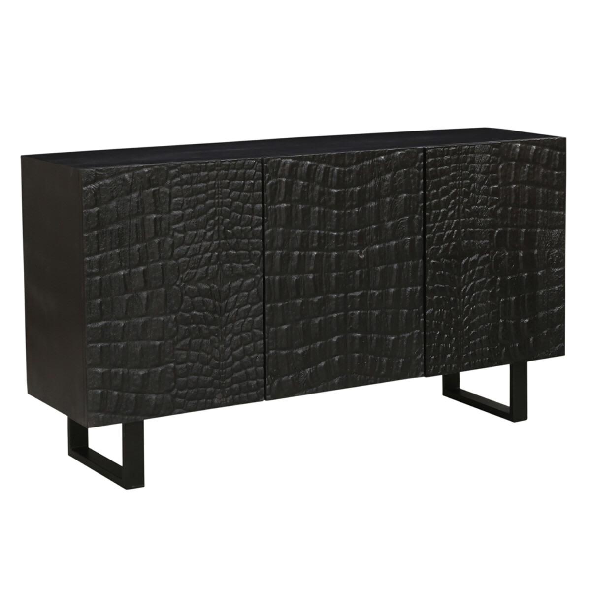 Komoda Adriaen 142 cm – czarna, fr box