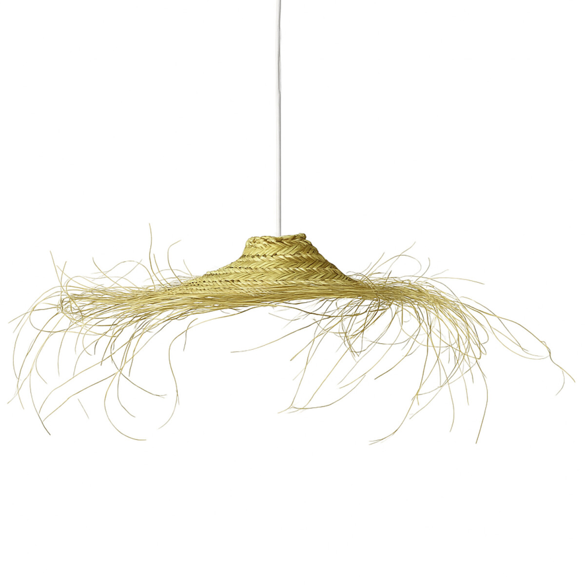 Lampa wisząca Mayari | Lampa wisząca w stylu boho z liści pa