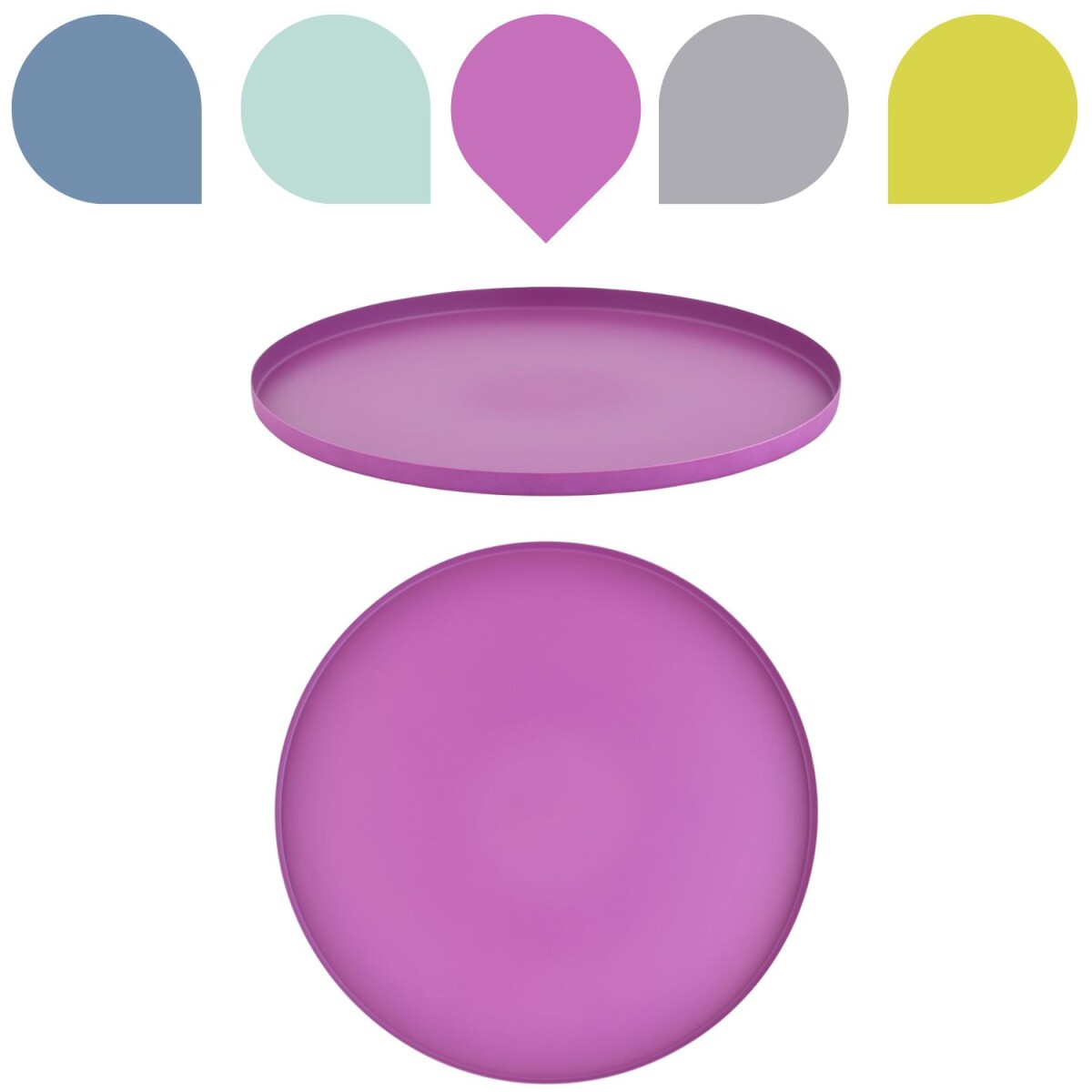 Callie Pink – okrągła taca 25 cm | box