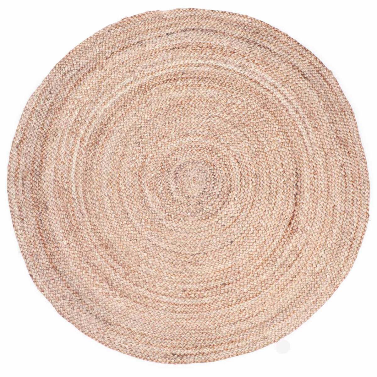Okrągły dywan z plecionej juty Abril, 90 cm