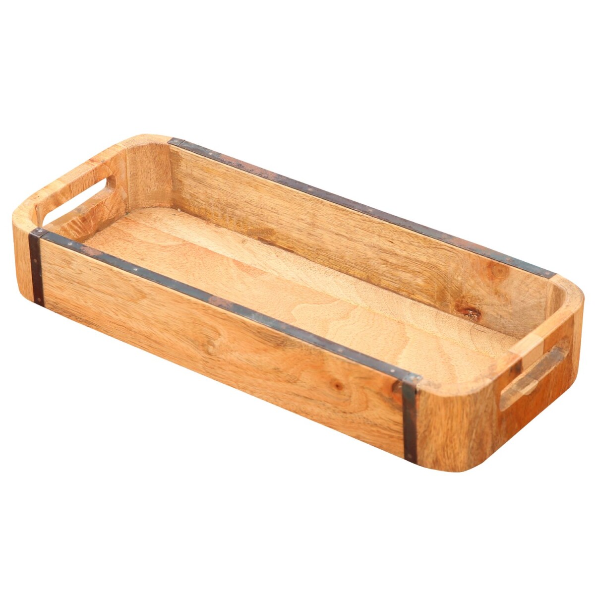 Taca Adolar 40 cm | Vintage drewniana ta box