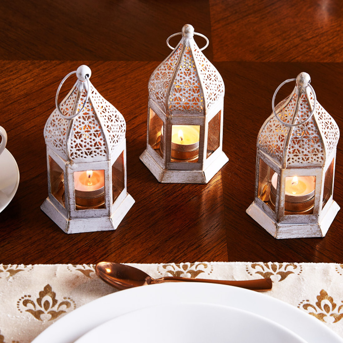 Zestaw 3 sztuk orientalnych lampion&oacu box