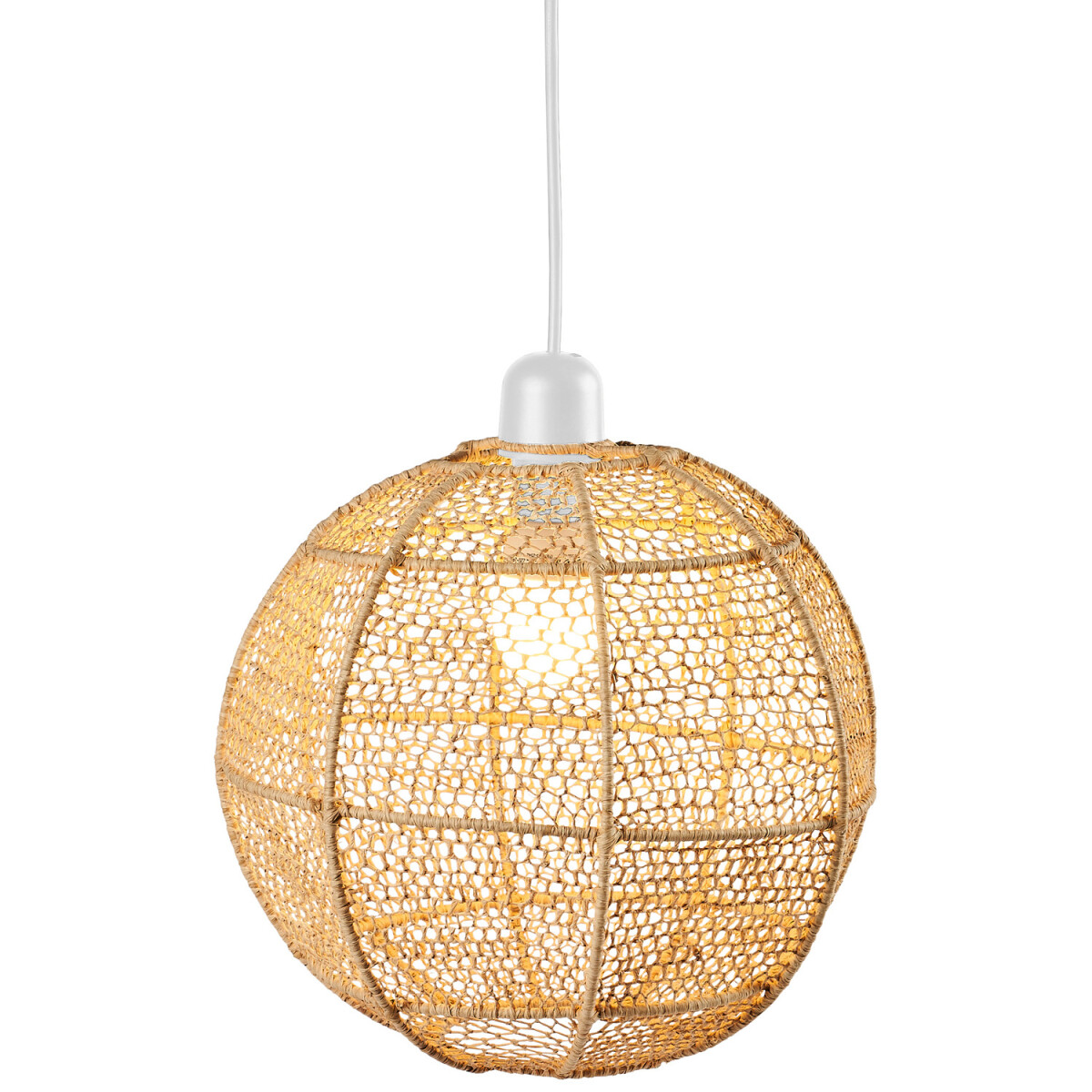 Lampa wisząca Florana 30 cm | Lampa w stylu boho z rafii