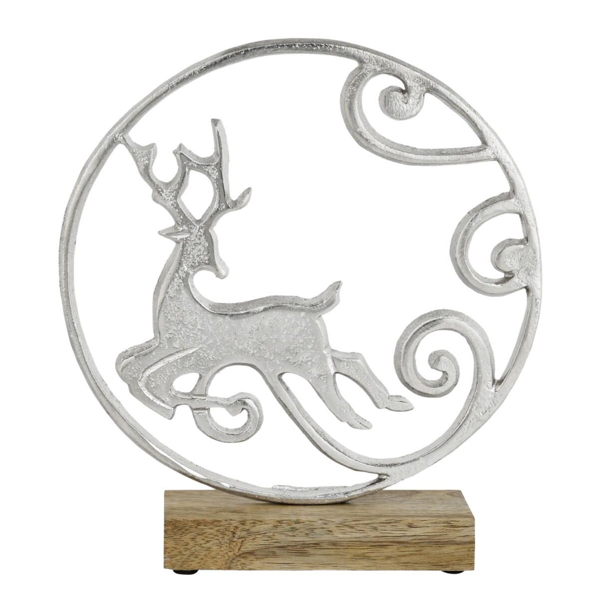 Figurka dekoracyjna „Monda”, 22 cm, srebrny alum