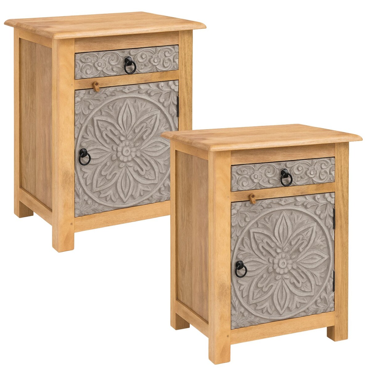 Zestaw 2 szafek nocnych Ferial 70 cm | D box