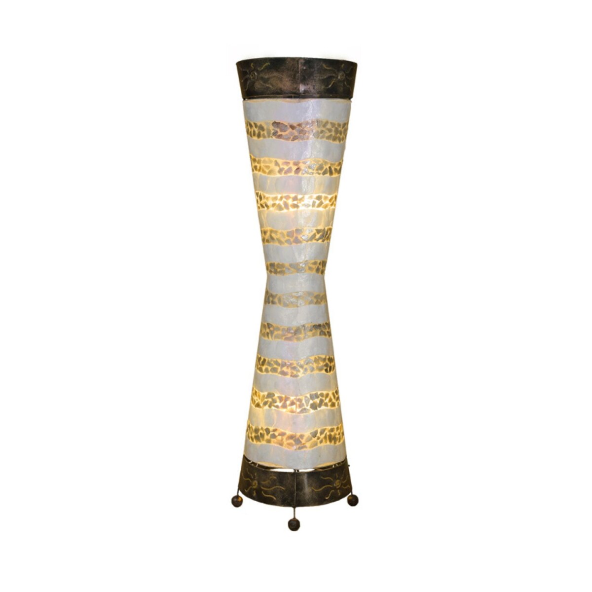 Lampa stojąca Leandro 100 cm z muszlami  box