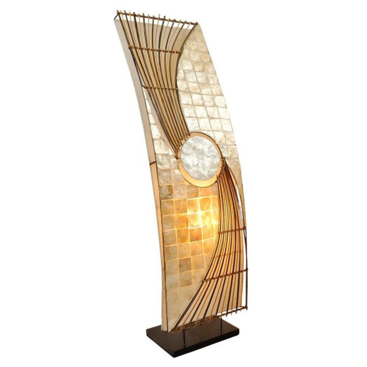 Lampa stojąca Quento 90 cm z płytkami z  box