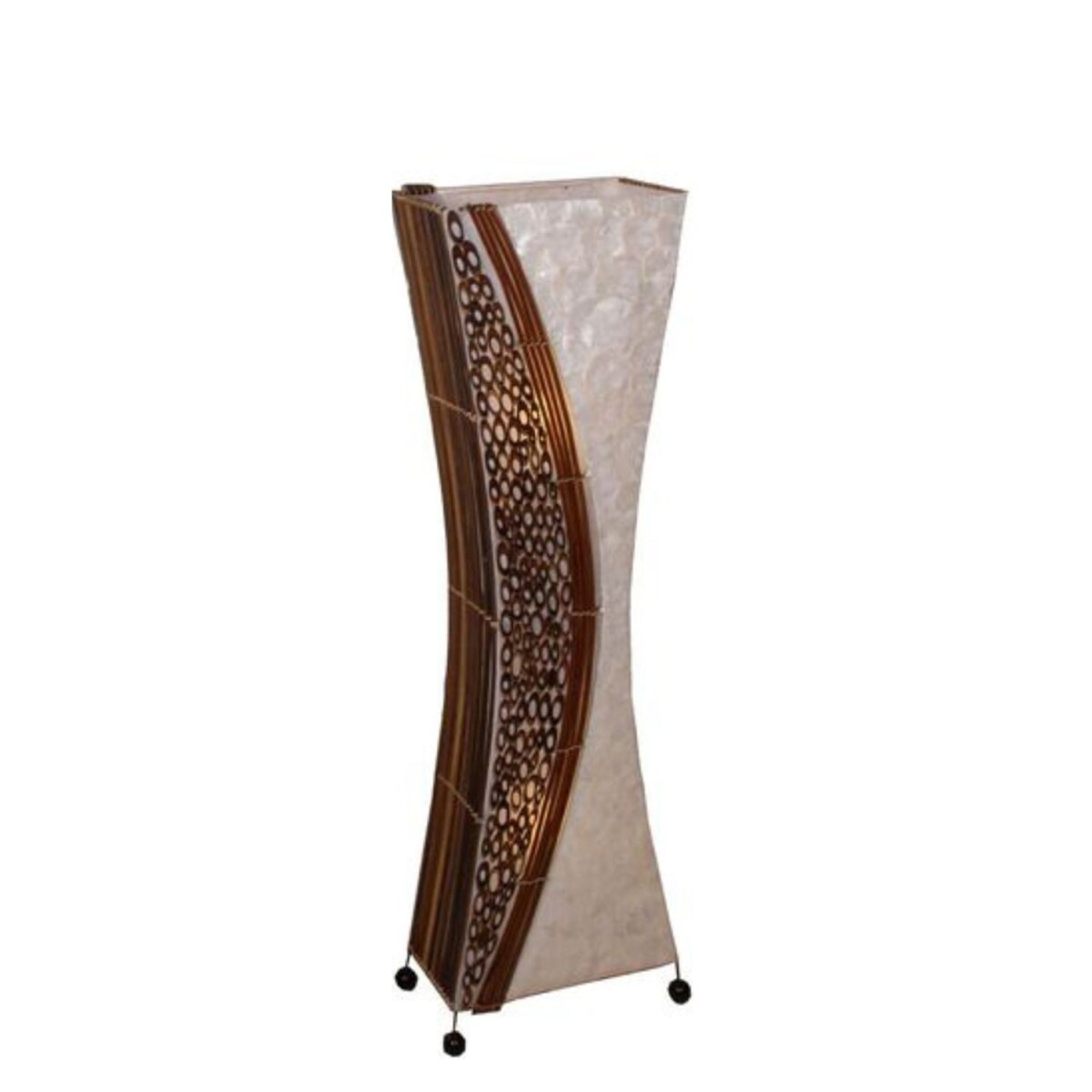 Lampa stojąca Wayan 100 cm z muszli Capi box