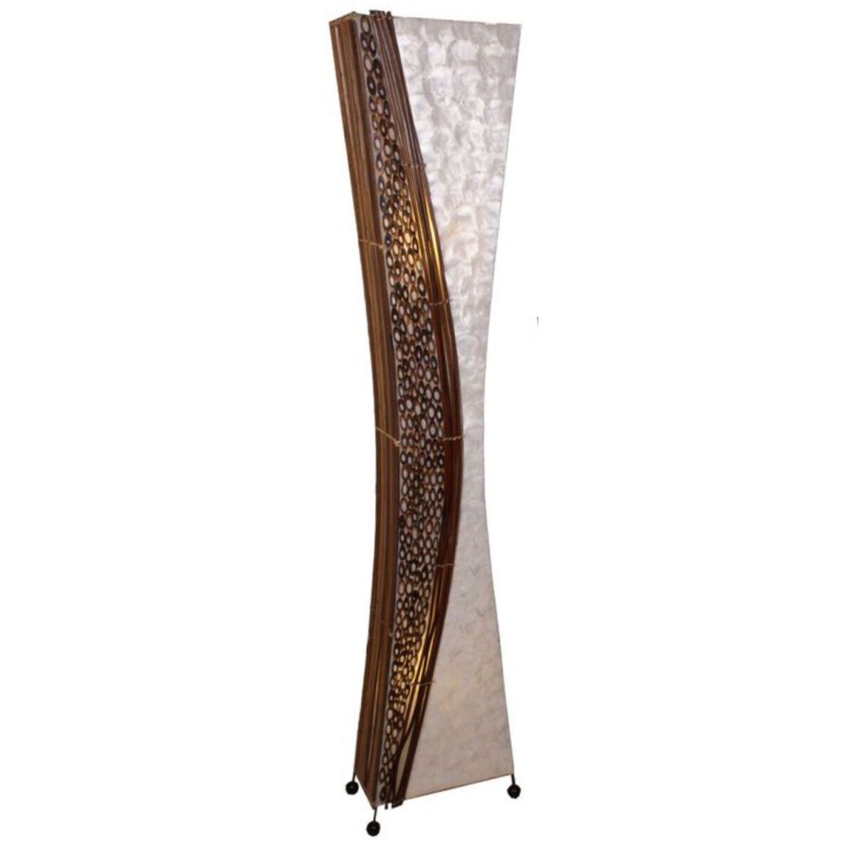 Lampa stojąca Wayan 150 cm z muszli Capi box