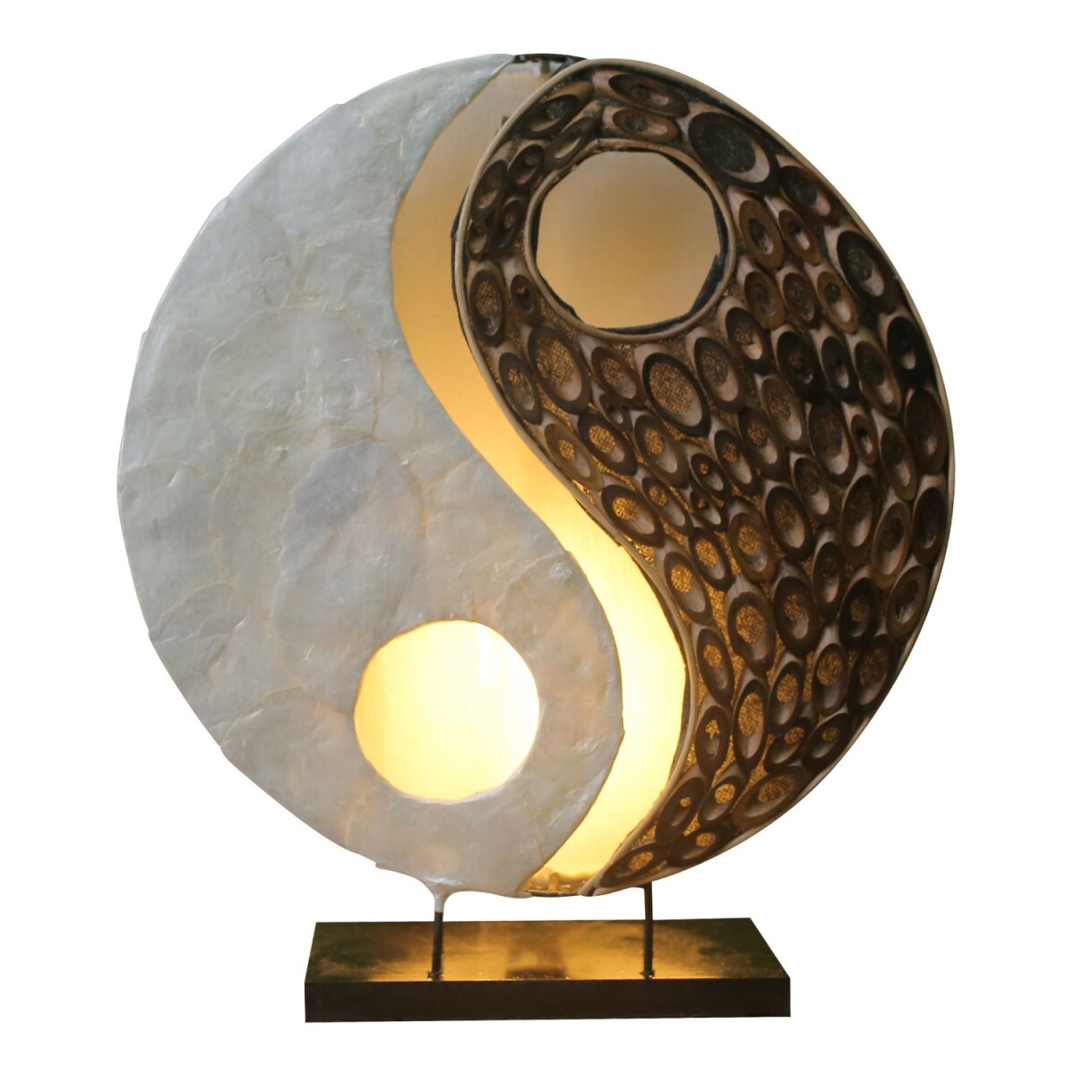 Lampa stołowa Yingyang Natur 30 cm &ndas box