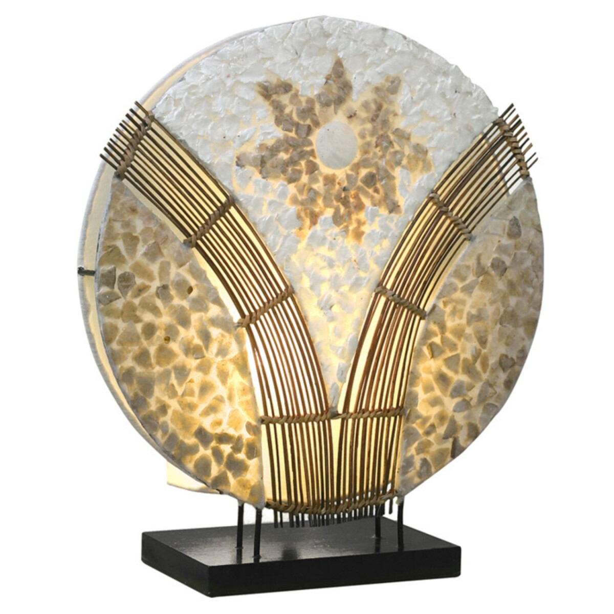 Lampa stołowa Luzie 30 cm w stylu boho | box