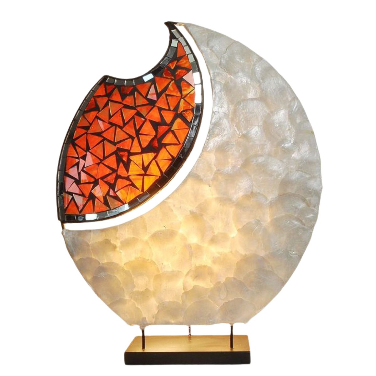 Lampa stołowa Yoko 45 cm w stylu boho |  box